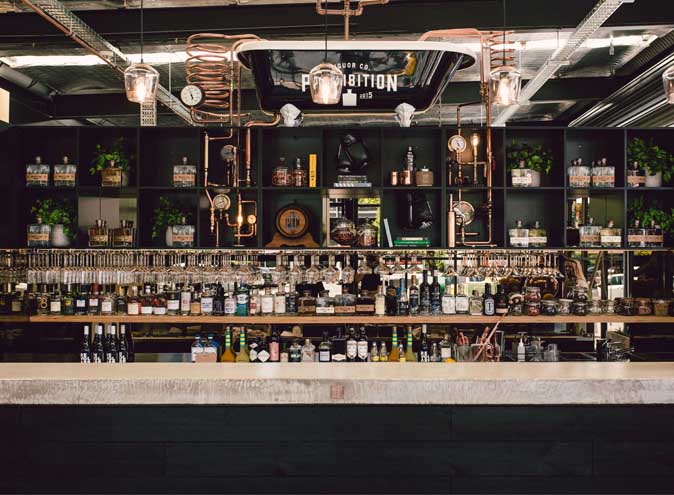 Prohibition Liquor Co <br/>Unique Distillery Bars