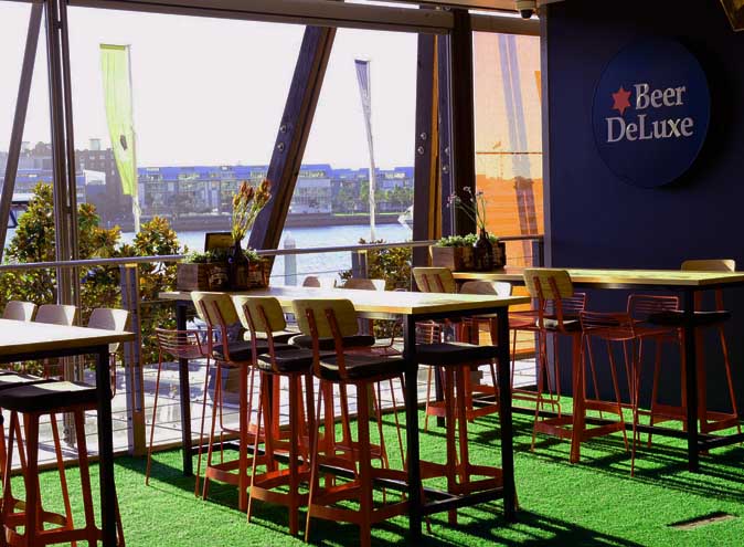 2 Beer Deluxe Sydney Wharf Harbour Darling Barangaroo Popular Bars Courtyard Outdoor Good Great Top Modern Large Garden View Views Cocktails Cheap Drinks Hidden City Secrets