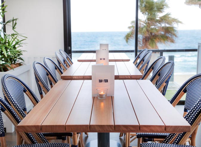 7 Captain Baxter St Kilda Melbourne Restaurant Bar Seafood Wine Seaside waterfront beach modern new open fresh best top wine fine dining ocean view views