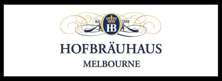 Hofbrauhaus restaurant restaurants meat pork melbourne cbd city bavarian chinatown laneway live music theme german themed fun unique oktoberfest beer hall event logo