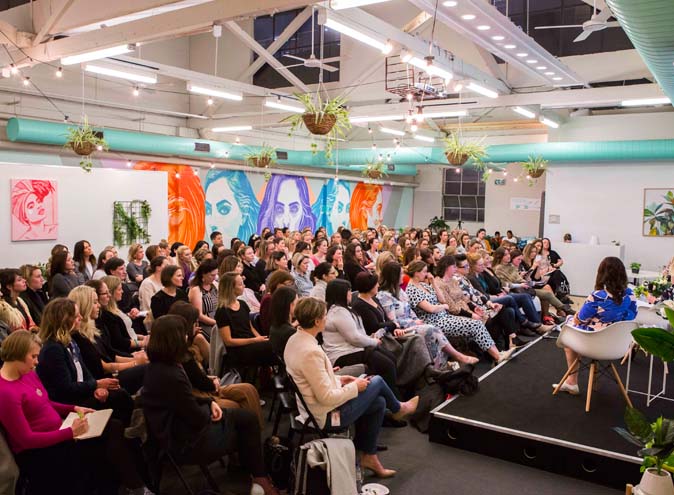 One Roof Women function rooms Melbourne venues Southbank cbd city venue hireblank canvas small product conference seminar photoshoot event art modern studio 001 2