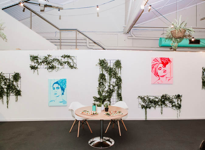 One Roof Women function rooms Melbourne venues Southbank cbd city venue hireblank canvas small product conference seminar photoshoot event art modern studio 011 1