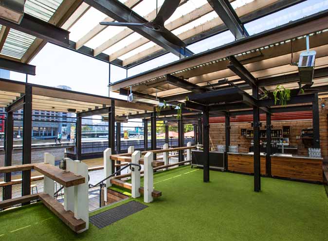 The Boatbuilders Yard function venues Melbourne rooms south wharf riverside waterfront outdoor outside garden large party birthday corporate event exclusive 002