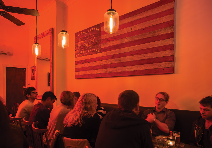 White Oaks Saloon Melbourne Prahran restaurant restaurants american themed unique fun burger mexican small date good top 002