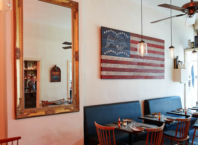 White Oaks Saloon Melbourne Prahran restaurant restaurants american themed unique fun burger mexican small date good top 008