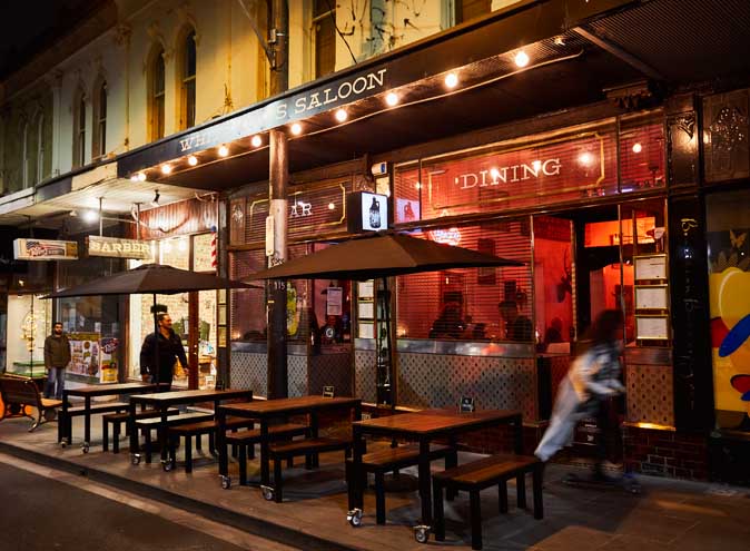 White Oaks Saloon Melbourne Prahran restaurant restaurants american themed unique fun burger mexican small date good top 013