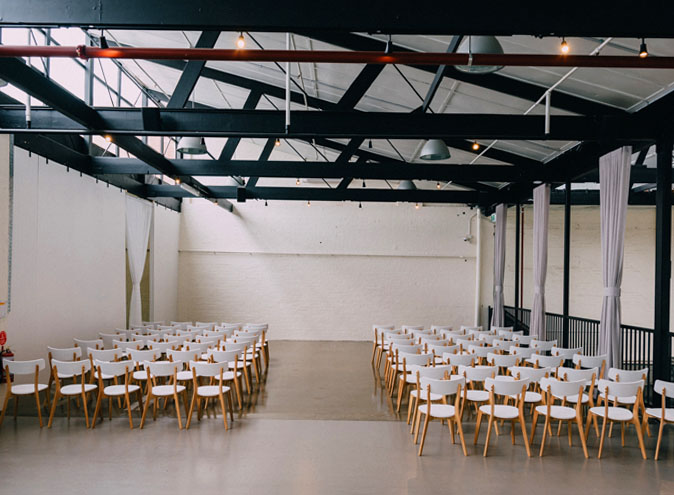 The Wool Mill function rooms Melbourne Brusnwick East venue large warehouse blank canvas wedding engagement party corporate big event spacious nice 001 2
