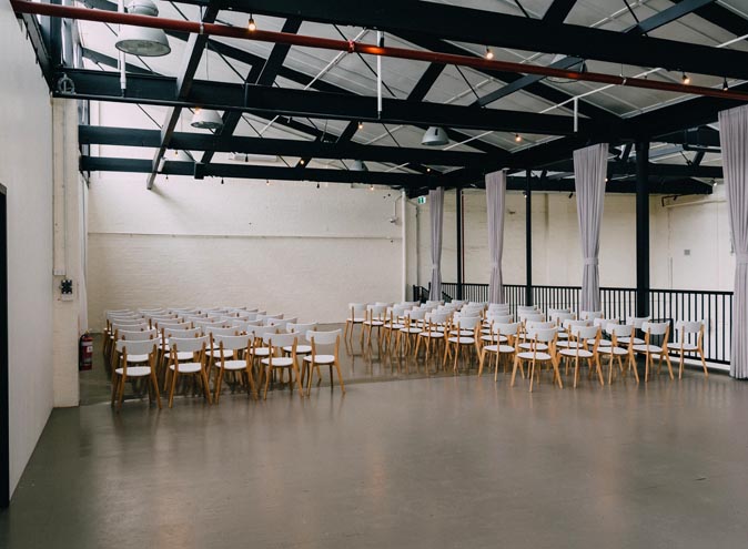 The Wool Mill function rooms Melbourne Brusnwick East venue large warehouse blank canvas wedding engagement party corporate big event spacious nice 002 1