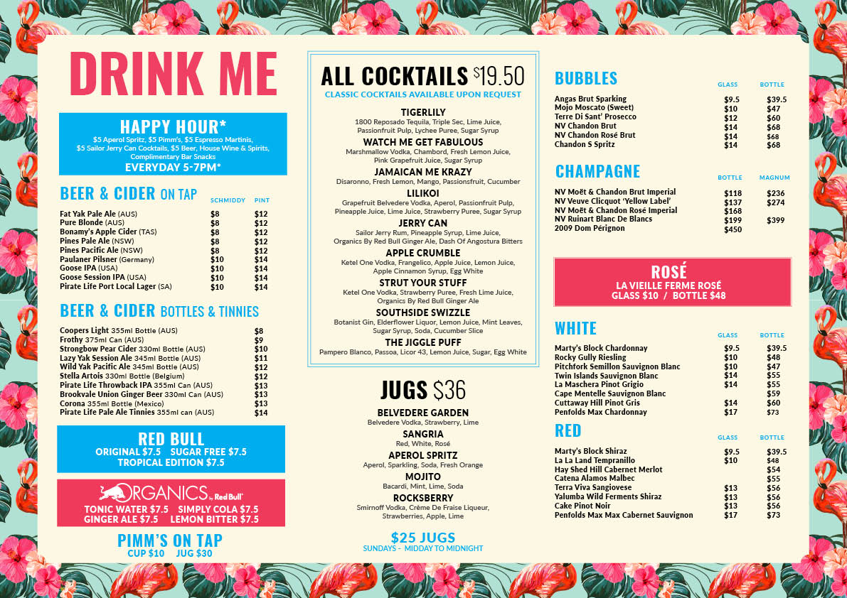 Argyle Food Menu 03.04.20192