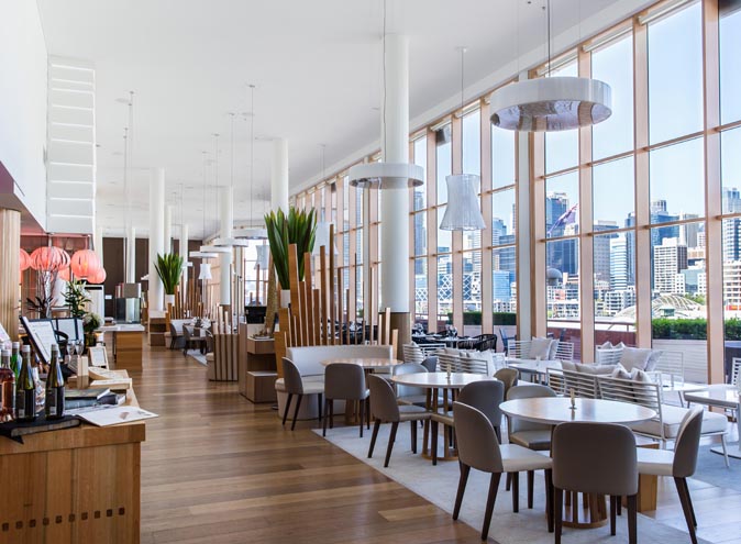 The Ternary Sydney Pyrmont waterfront outdoor rooftop view bar bars cocktails dance late wine after work 001