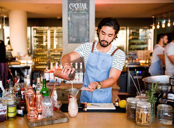 The Ternary Sydney Pyrmont waterfront outdoor rooftop view bar bars cocktails dance late wine after work 006