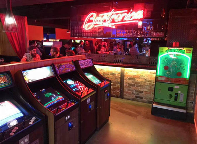 Bartronica <br/> Arcade + Pinball Bar