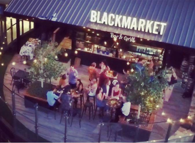 Blackmarket Bar & Grill – Rooftop Bars
