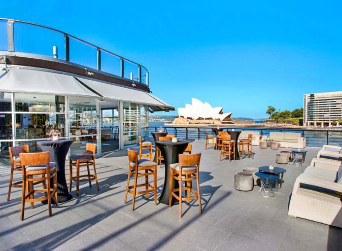 Cruise Bar Venue Hire Sydney Function Rooms CBD Venues Party Room Birthday Corporate Event Waterfront Harbour View Outdoor Classy.1