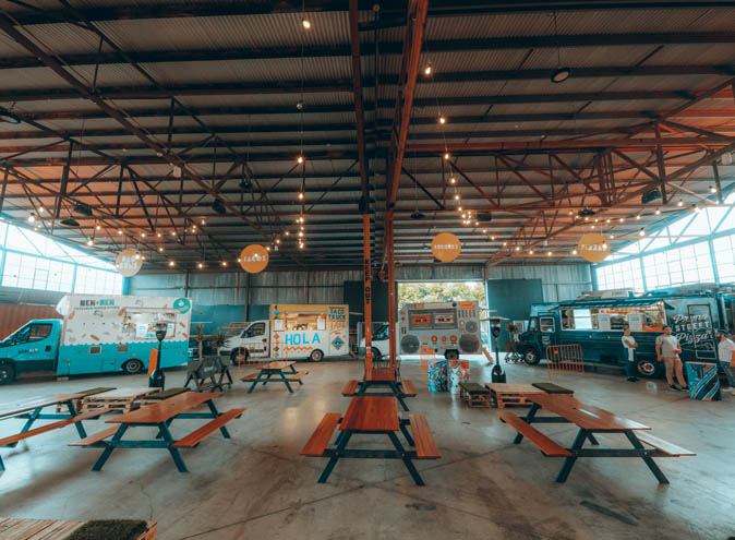 The Timber Yard function rooms Melbourne venues Port venue hire large warehouse outdoor wedding reception engagement performance show good big 004 6