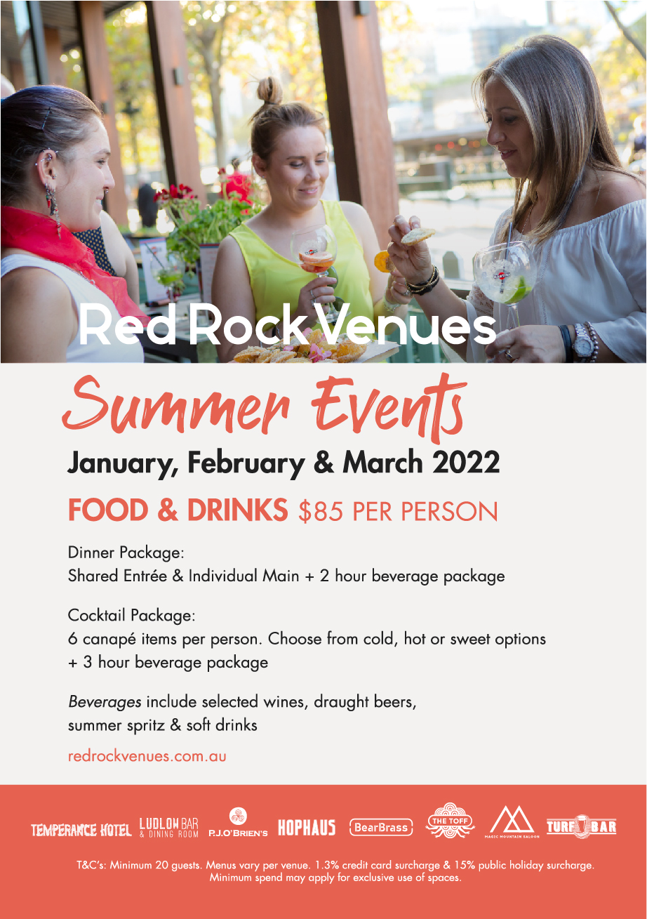 PJ Obriens South Yarra Melbourne function functions venue venues event events birthday corporate catering outdoor Summer Events