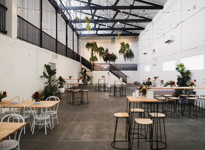 The Wool Mill function rooms Melbourne Brusnwick East venue large warehouse blank canvas we 4