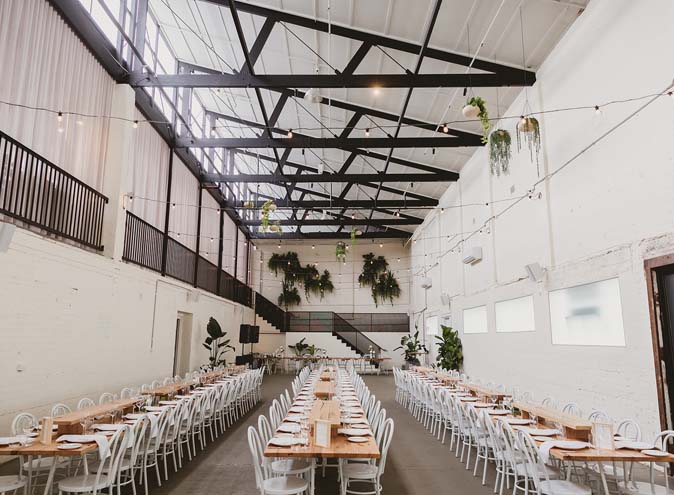 The Wool Mill function rooms Melbourne Brusnwick East venue large warehouse blank canvas wedding engagement party corporate big event spacious nice HERO