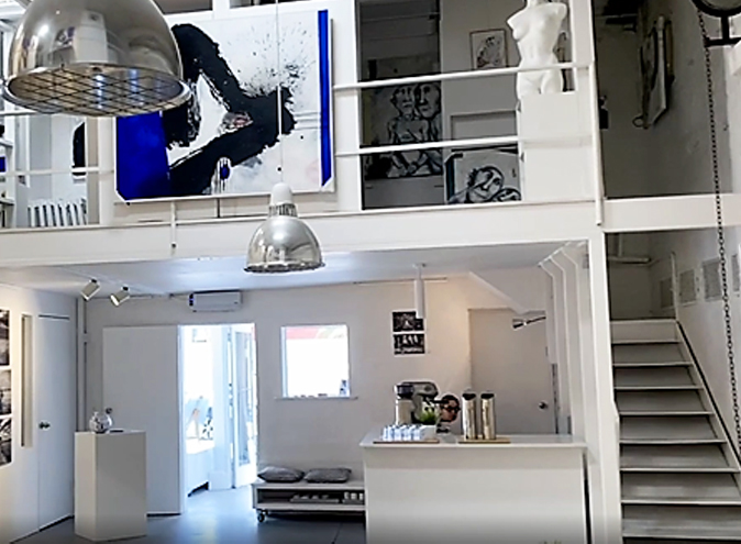 Artful yoga studio function venues melbourne venue hire rooms st kilda room gallery space blank canvas party event 009