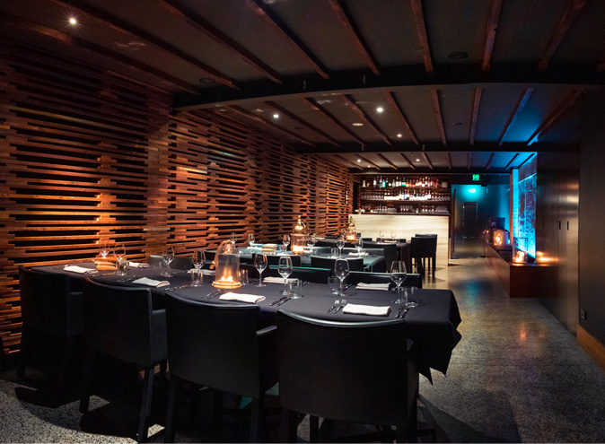 Leonards bar restaurant function rooms brisbane venue hire venue cbd venue room private dining basement stone exclusive 001