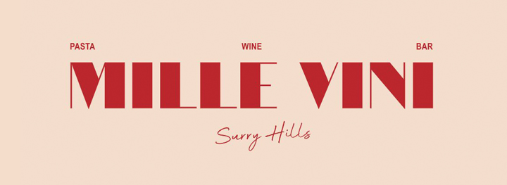 Mille Vini Restaurants Sydney Restaurant Surry Hills Top Best Good date night Italian cocktail popular private dining logo