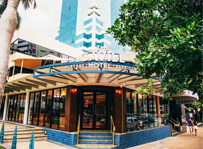 The Cavill Hotel <br> Dynamic Gold Coast Pub Hire