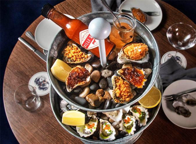 Pearl Diver <br> Cocktails & Oysters Restaurants