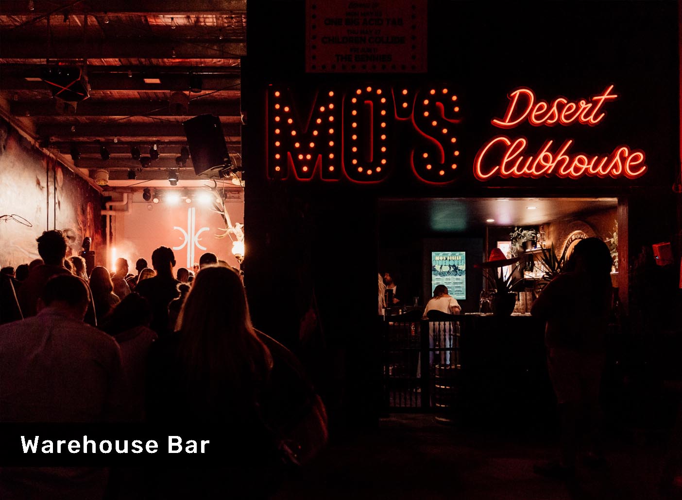 Mo’s Desert Clubhouse <br> Warehouse Venue Hire