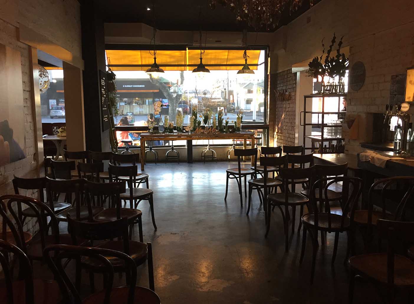 Friends Of Mine Richmond Function Venues Bars Cafe Drinks Coffee Special Occasion Events Warm Elegant Space Good Food Packages 014