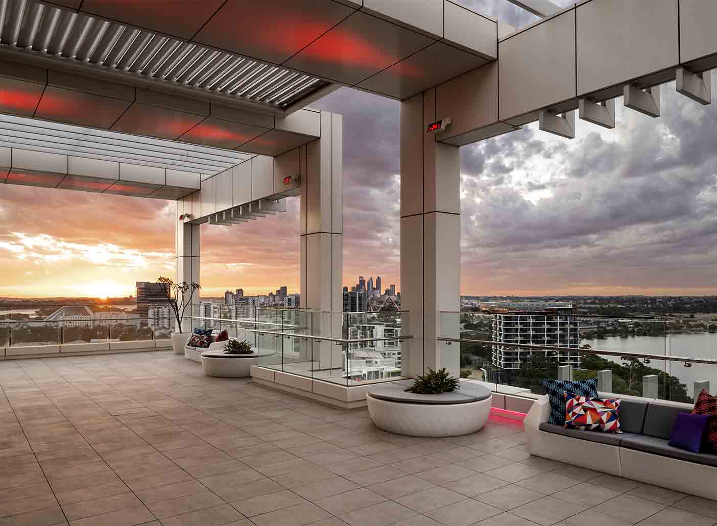 Aloft function rooms perth venue hire venues rivervale room view balcony event spaces large corporate dining 005